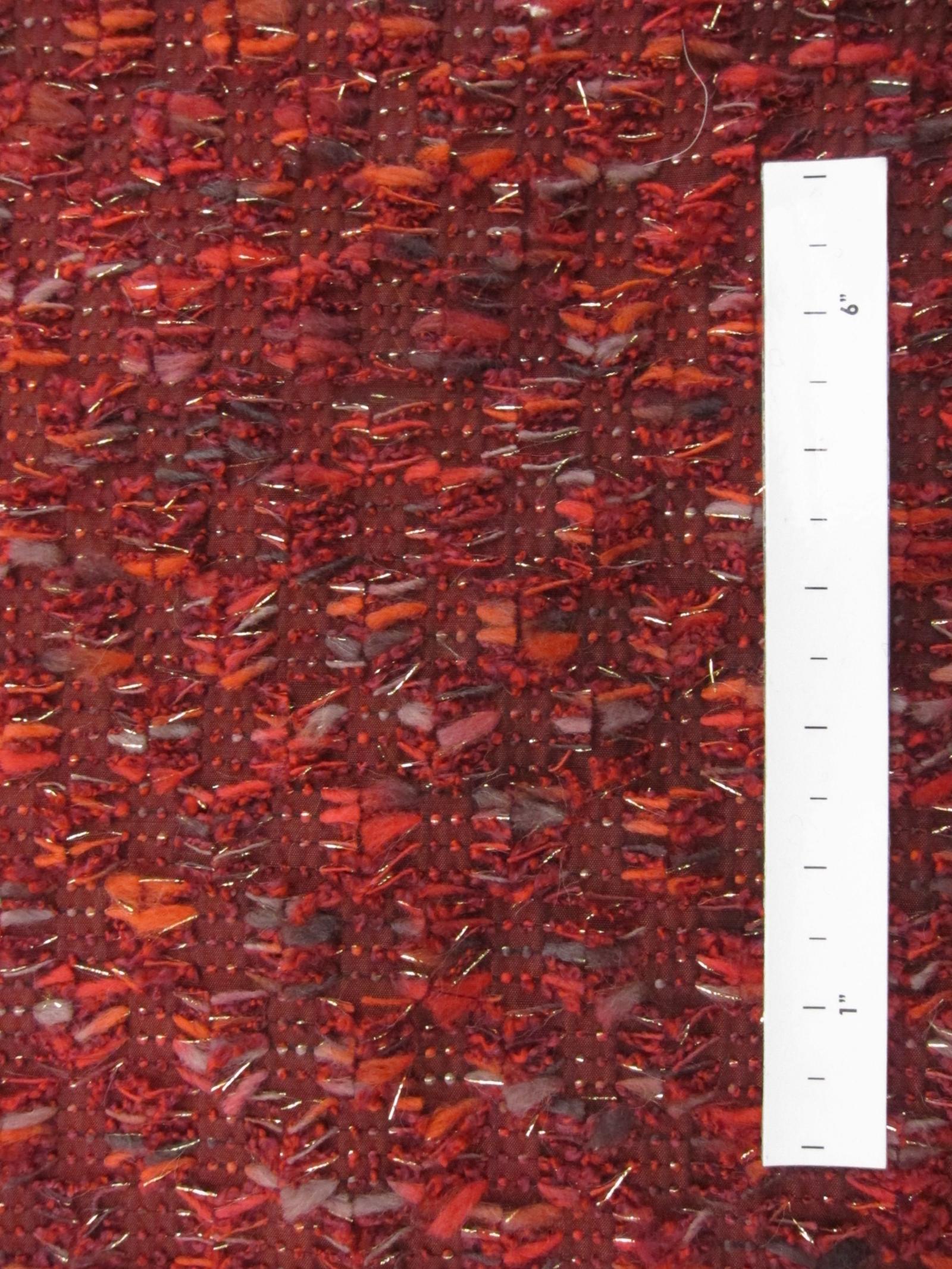 Novelty Wool and Viscose with Lurex Blend Taffeta1