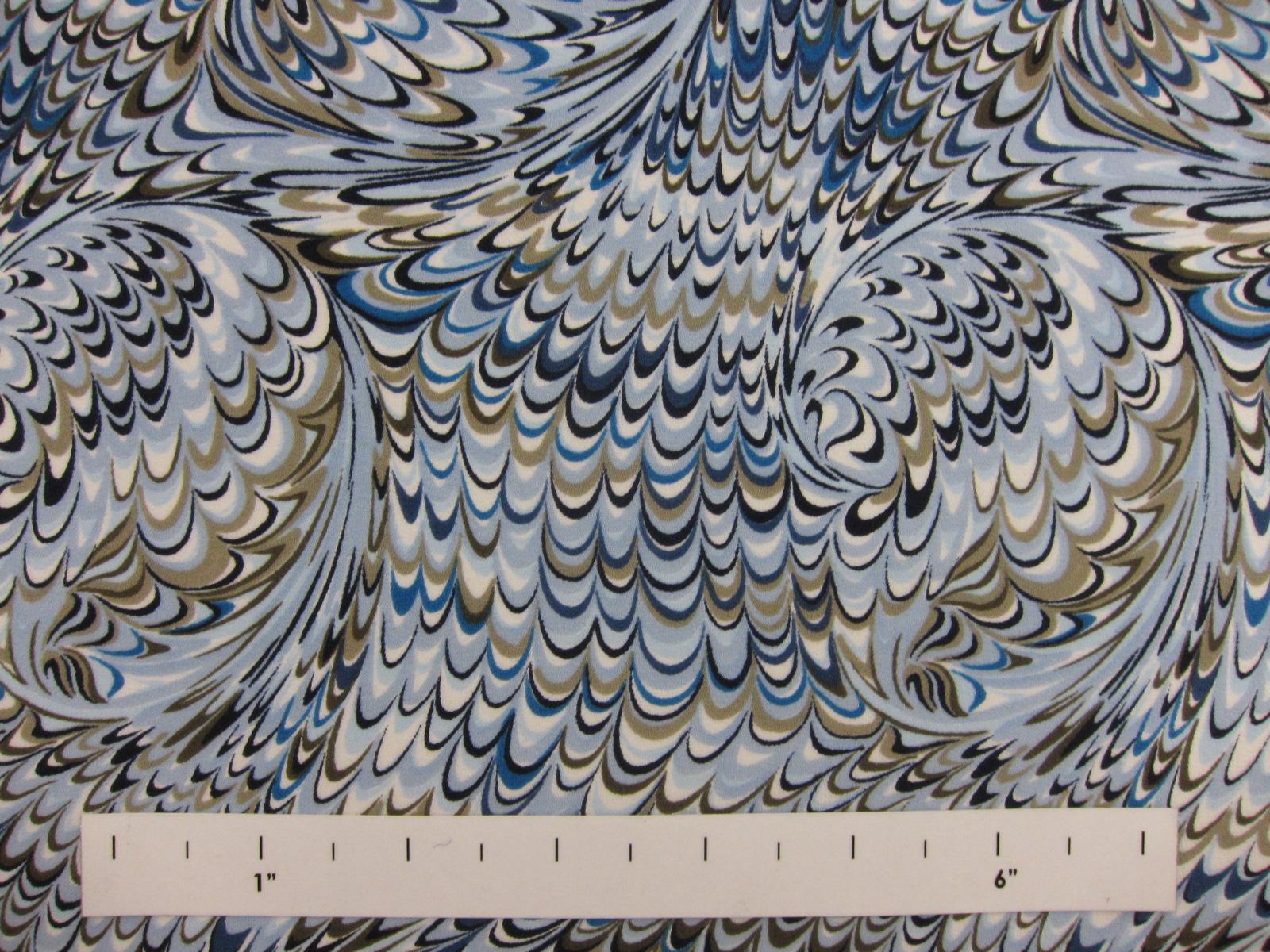 Printed Silk Double Geogette0