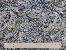 Printed Silk Double Geogette0