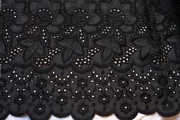 Cotton Eyelet in Black2