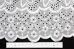 Cotton Eyelet in White0