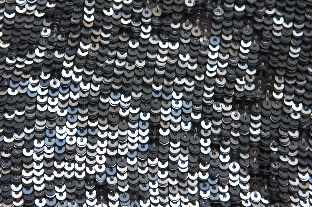 Sequins on Silk Chiffon2