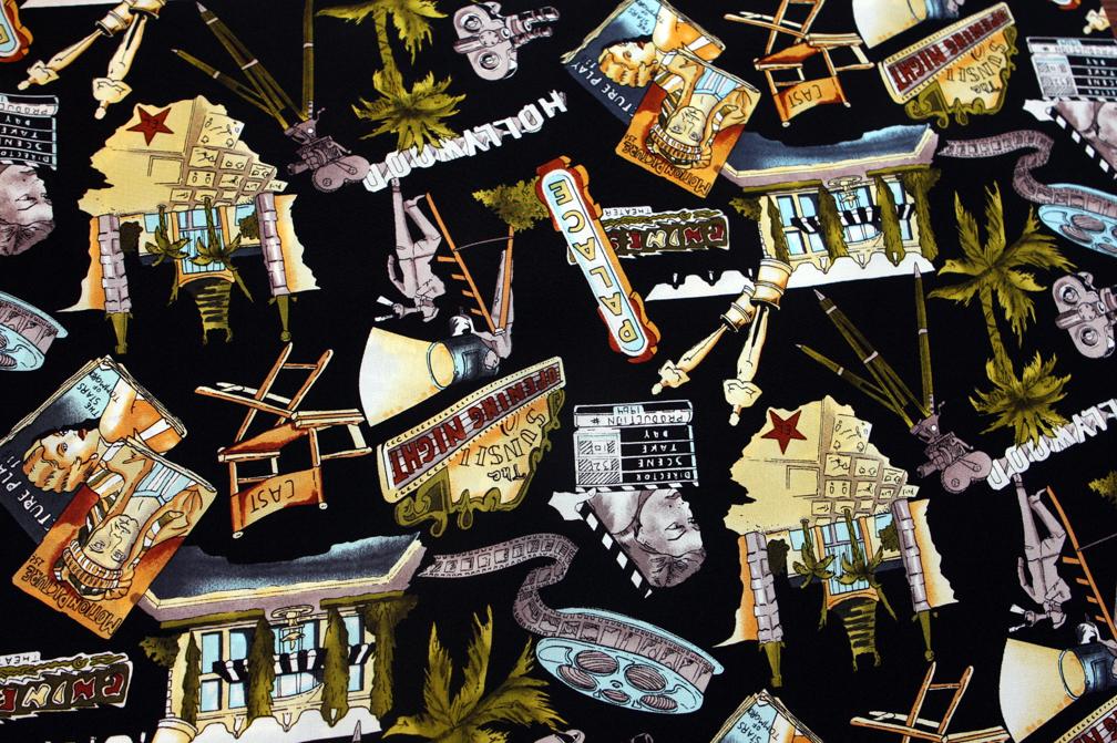 Printed Silk Crepe de Chine1