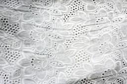 Cotton Eyelet in White2