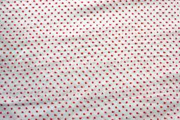 Cotton Swiss Dot in Red0