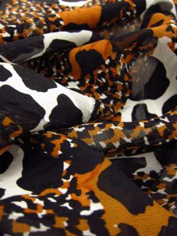 Printed Fil Coupé Silk Chiffon2