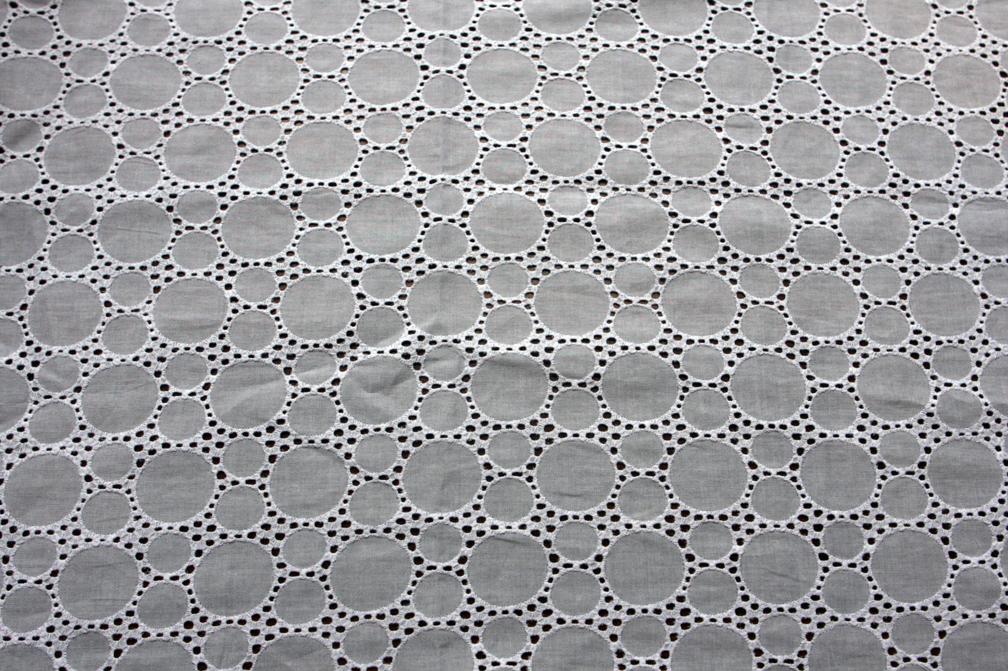 Cotton Eyelet in White2