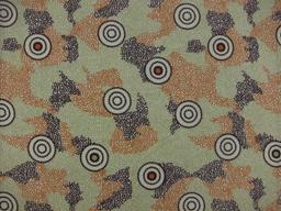 Australian Cotton Print With Aboriginal Motif0