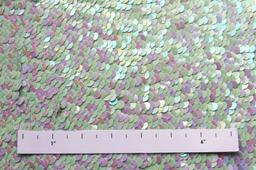 Paillettes on Silk Chiffon2