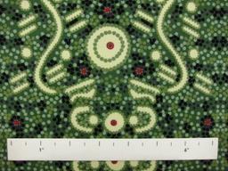 Australian Cotton Print With Aboriginal Motif1