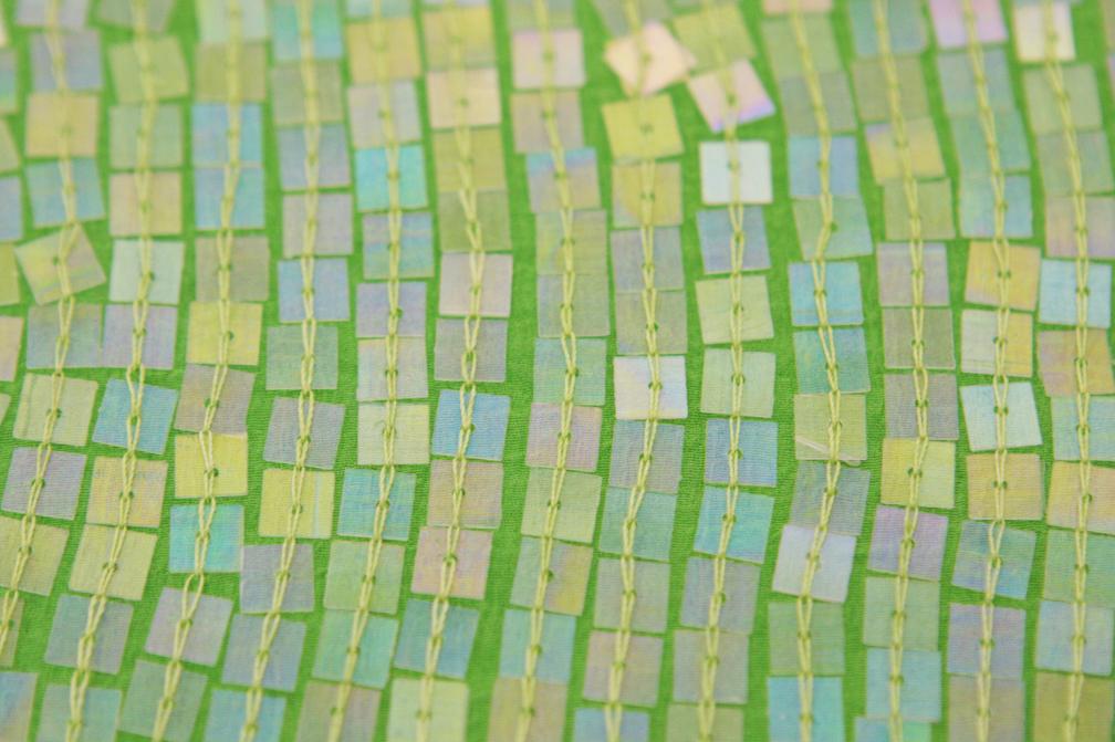 Sequins on Silk Chiffon2