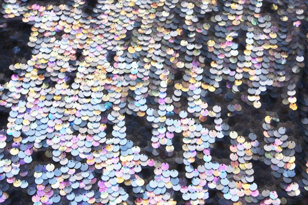 Novelty Paillettes on Silk Chiffon1