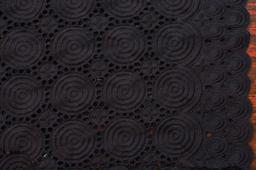 Cotton Eyelet in Black0