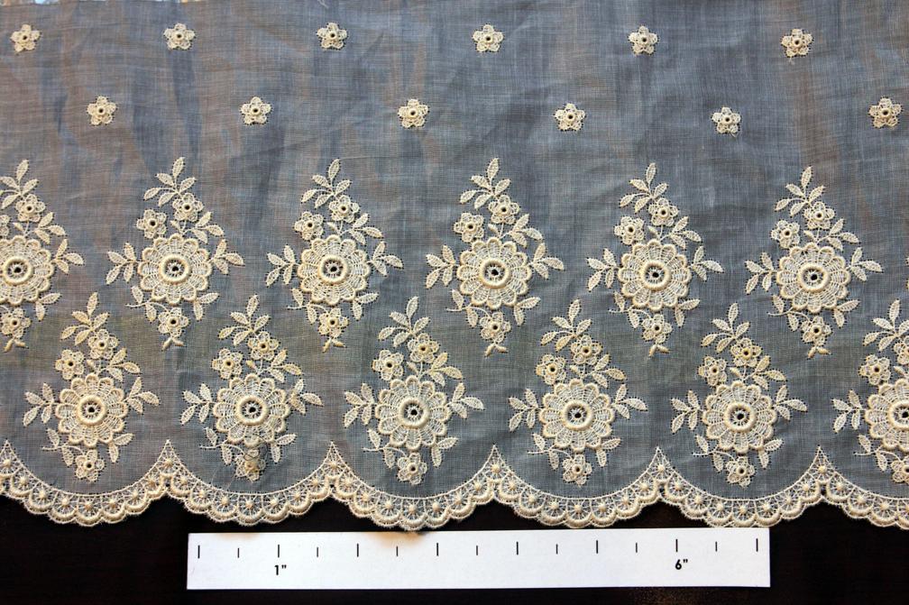 Cotton Embroidered Organdy0