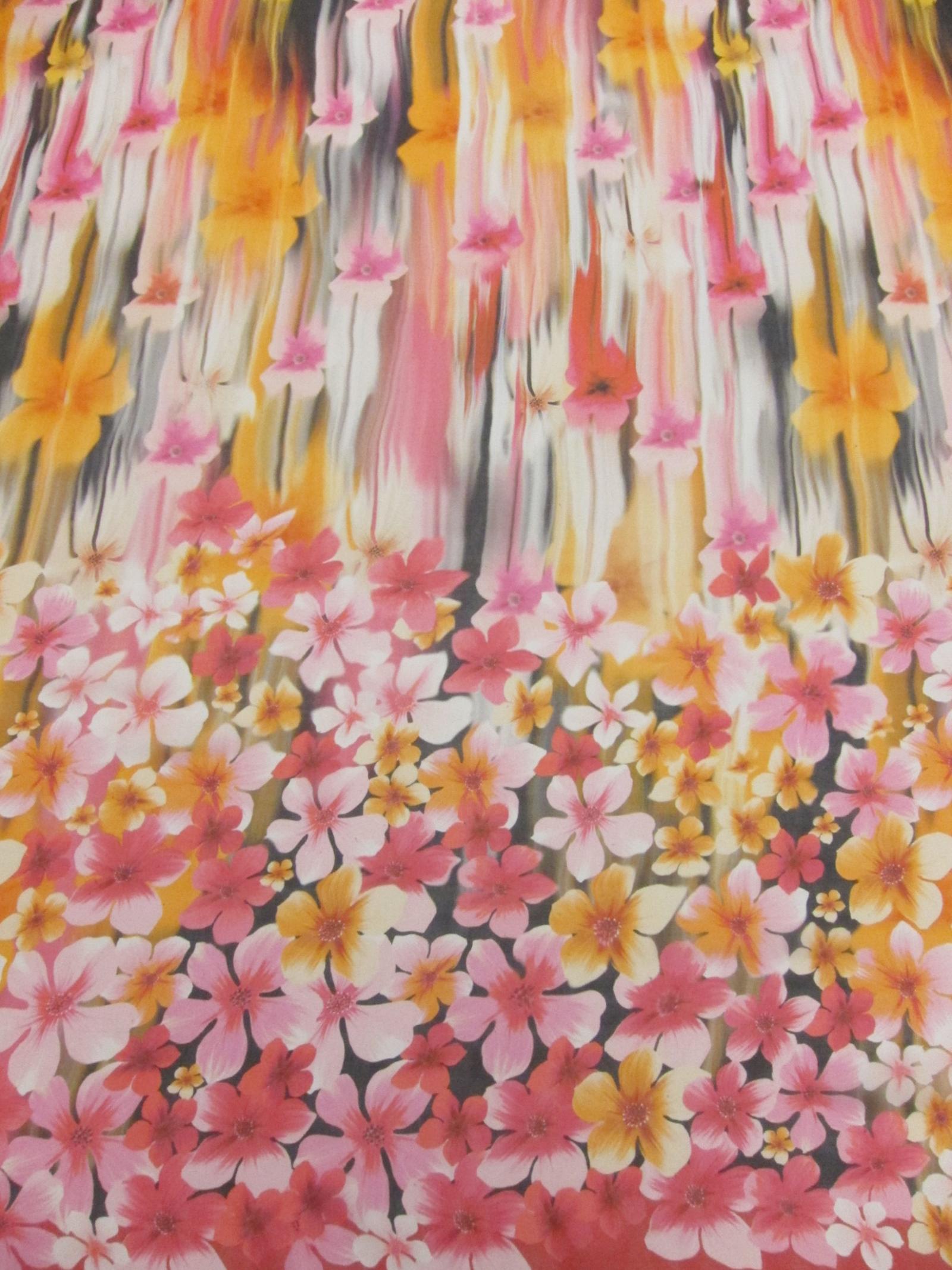 Printed Silk Chiffon0