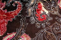 Printed Silk Panné Velvet0