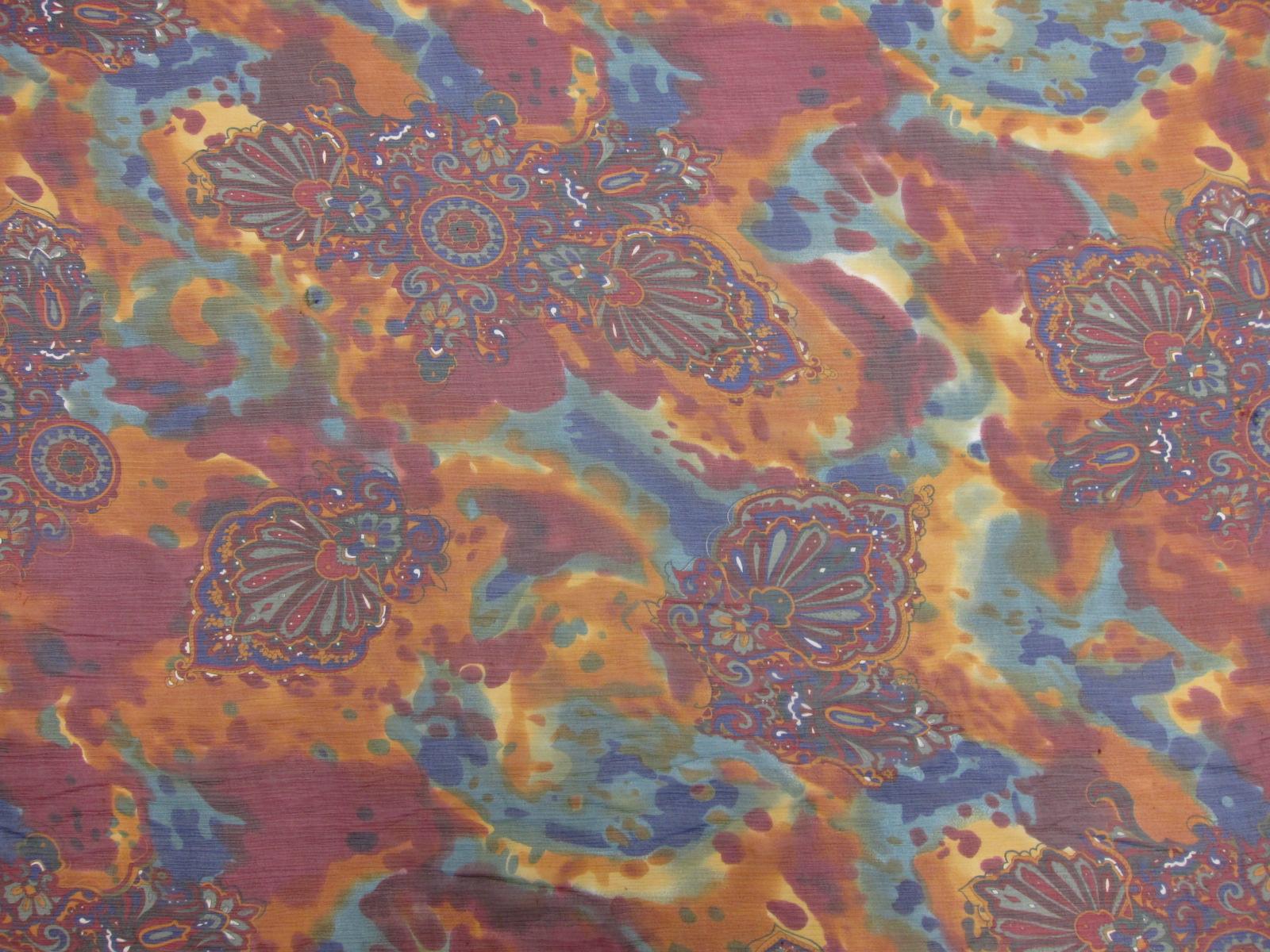 Printed Silk Crinkle Chiffon1