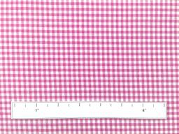 Carolina Cotton Gingham in Fuchsia 1