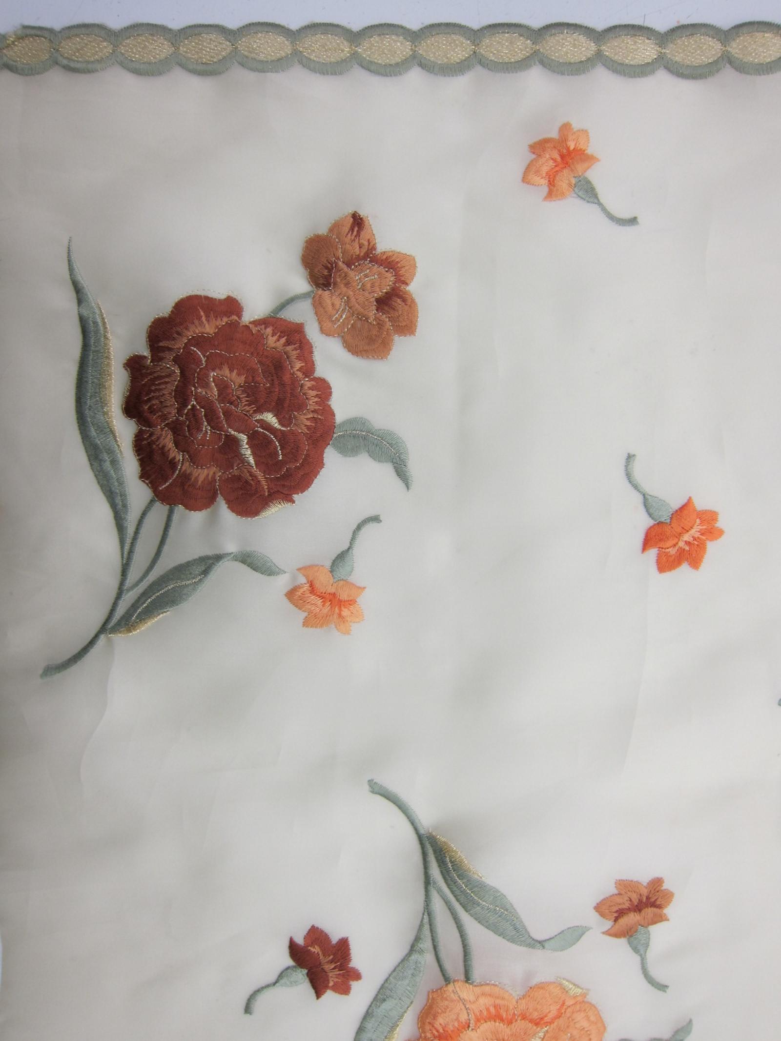 SILK EMBROIDERED ORGANZA