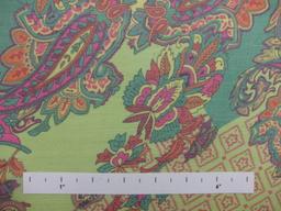 Printed Silk Crinkle Chiffon0