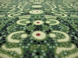 Australian Cotton Print With Aboriginal Motif2