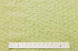 Cotton Embroidered Dots in Spring Bud1