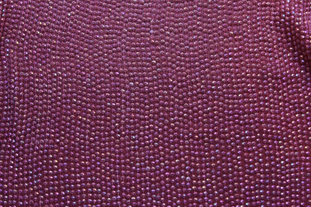 Sequins on Silk Chiffon0