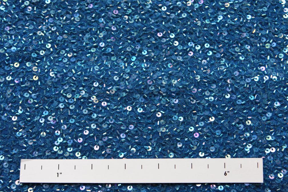 Sequins on Silk Chiffon1