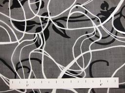 Printed Silk Burnout Chiffon1