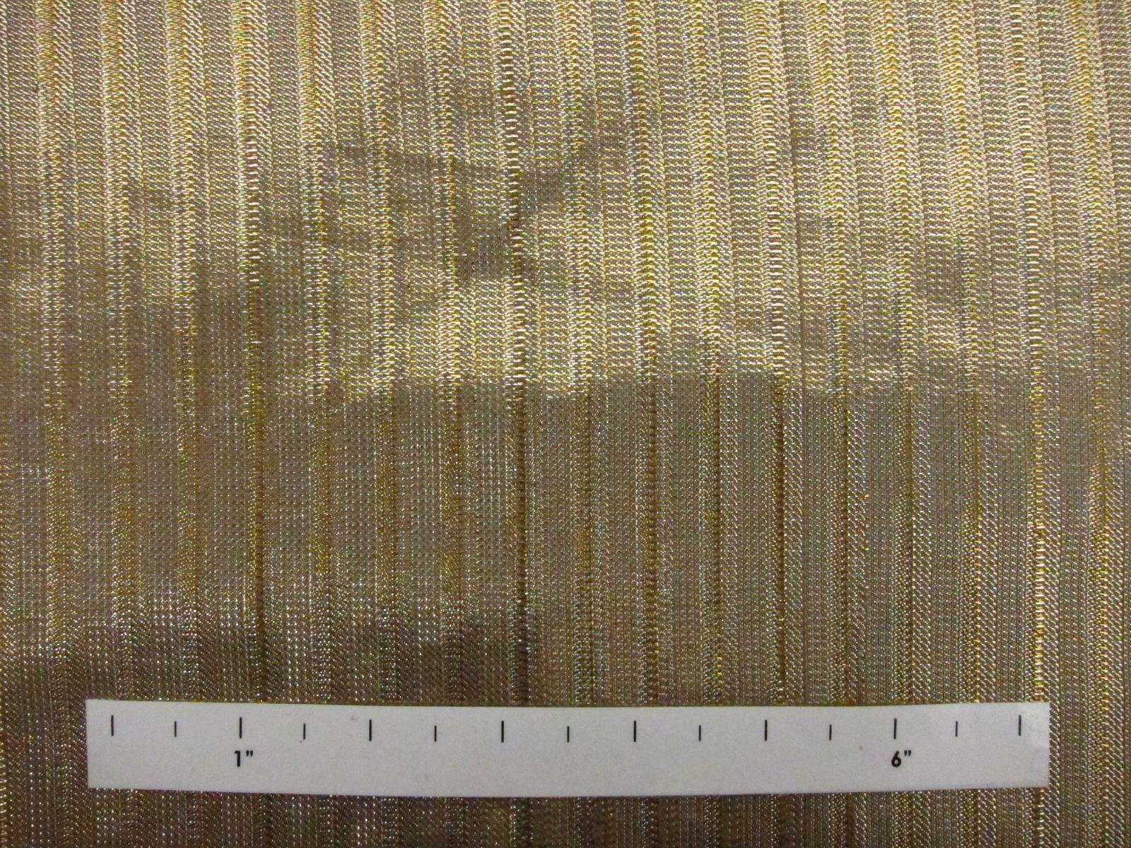 Silk Metallic Derby Weave Shantung0