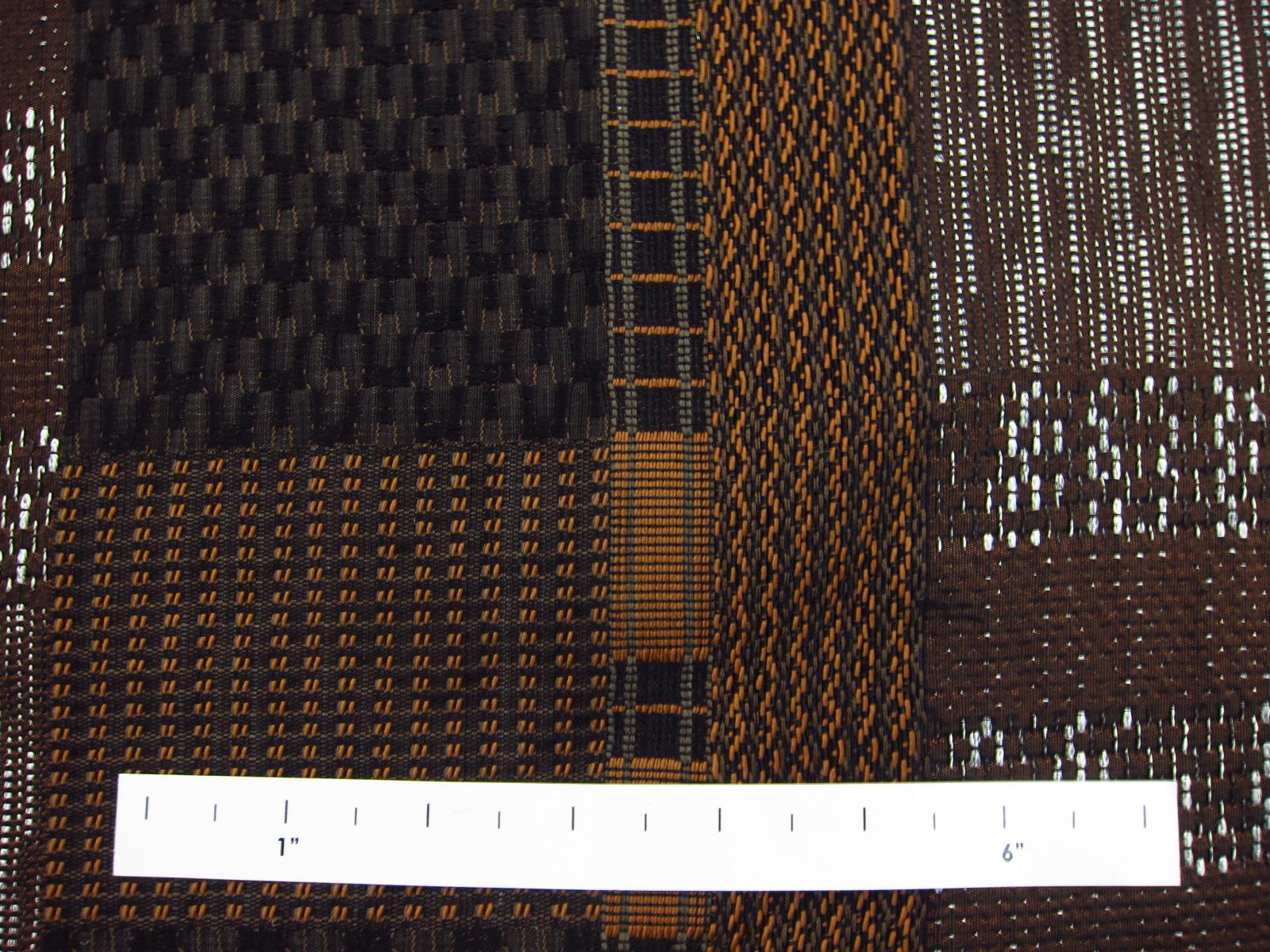 Cotton and Rayon Blend Novely Woven Patchwork0