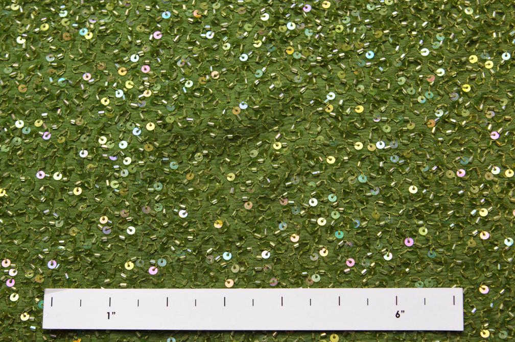 Sequins on Silk Chiffon1