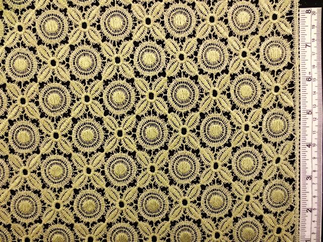 Metallic Guipure Lace0