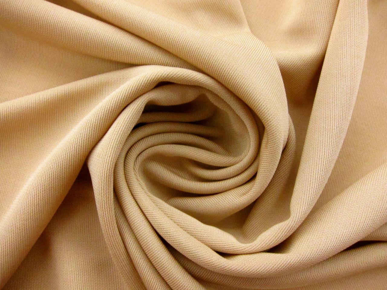 Matte Jersey Knit in Beige