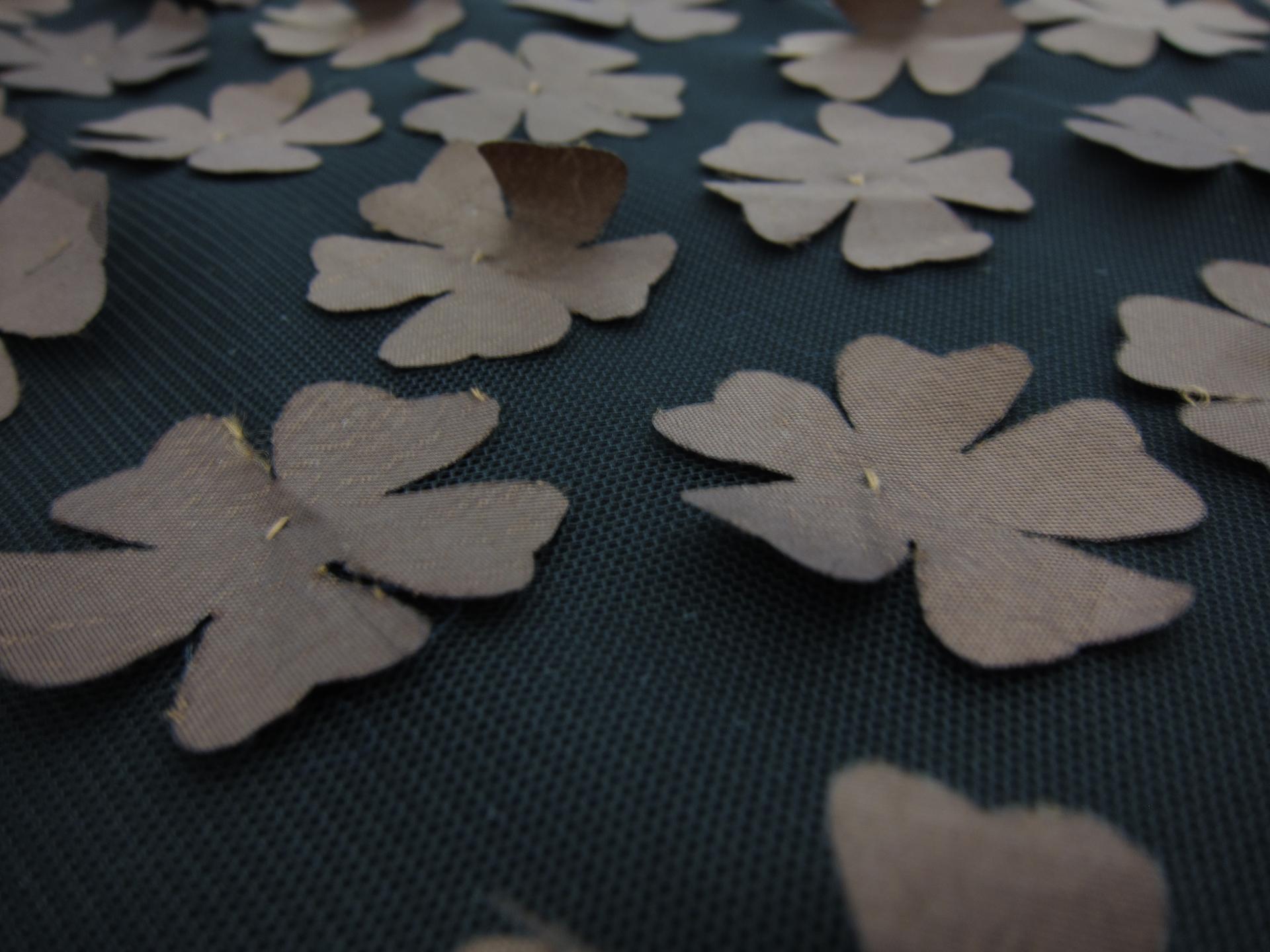 Flowers Appliqué on Tulle        2