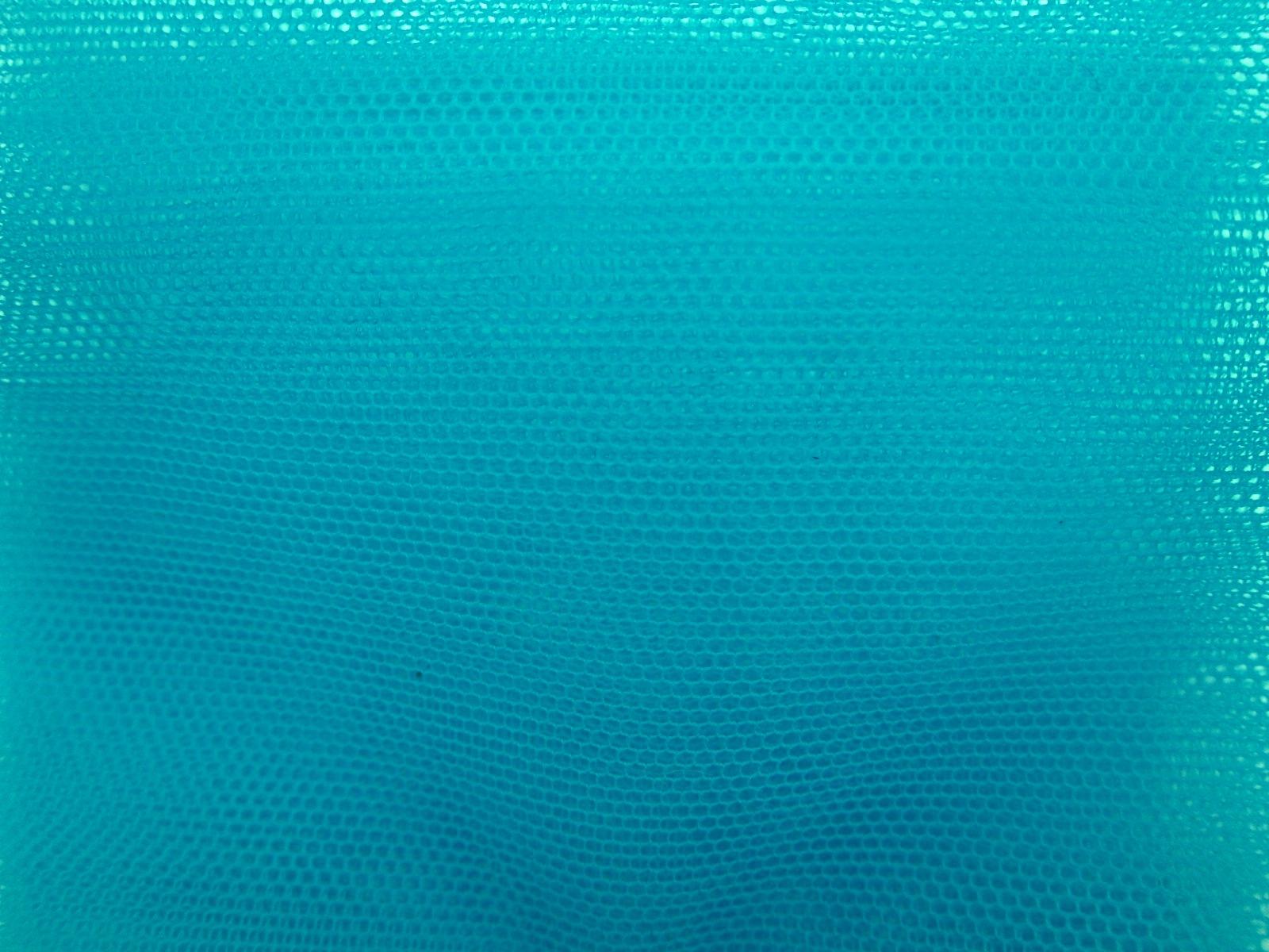 Italian Nylon Tulle in Turchese0