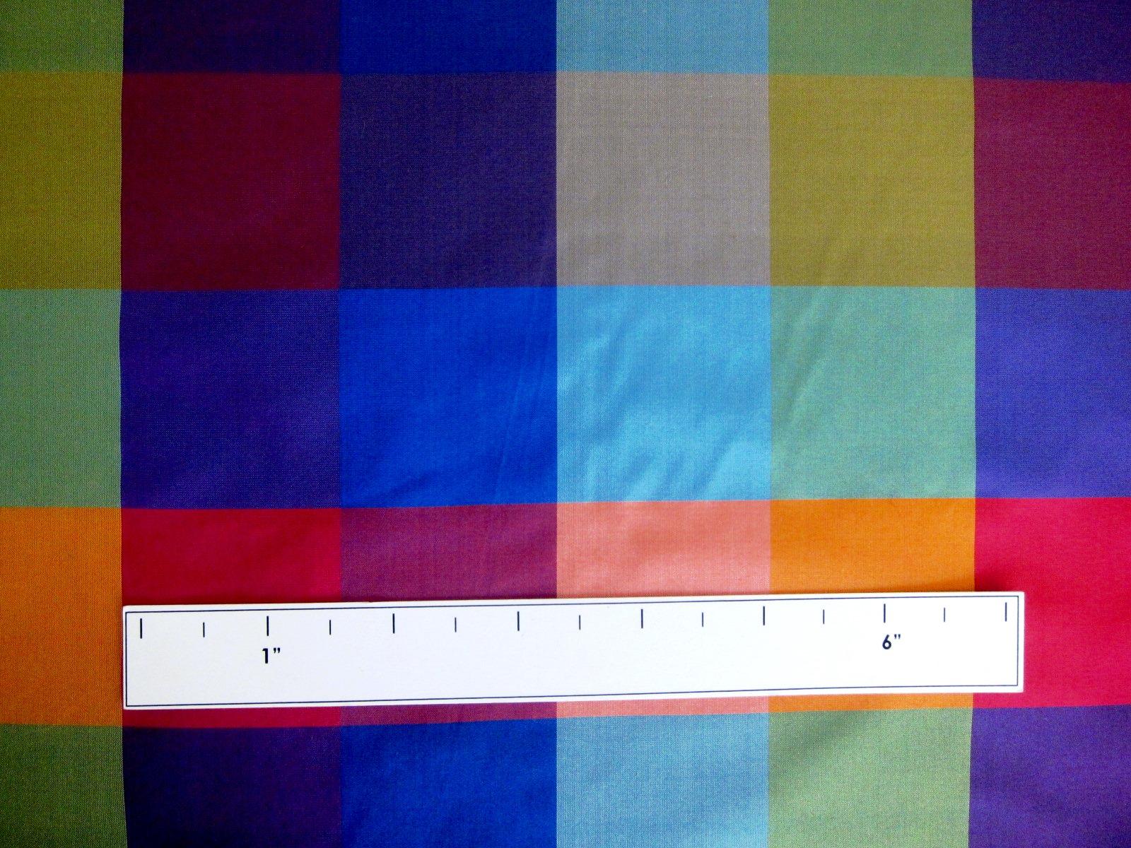 Pure Silk Taffeta Check1