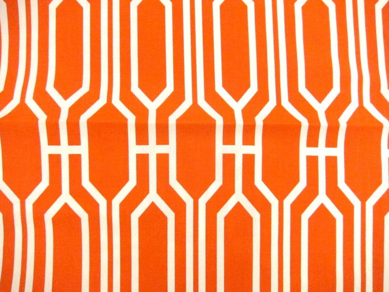 Cotton Canvas Geometric Repeat Print0