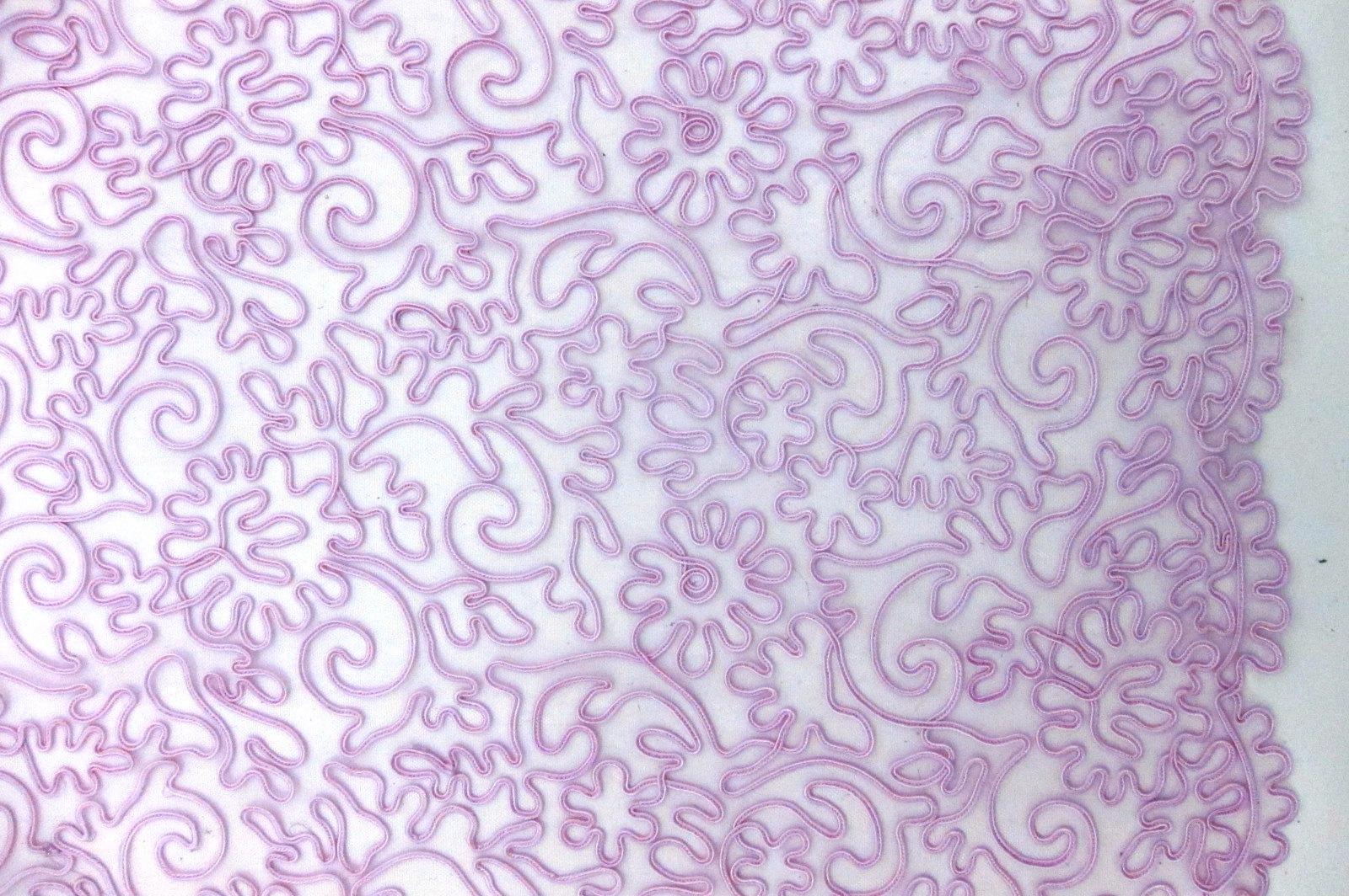 Soutaché Embroidered Tulle0