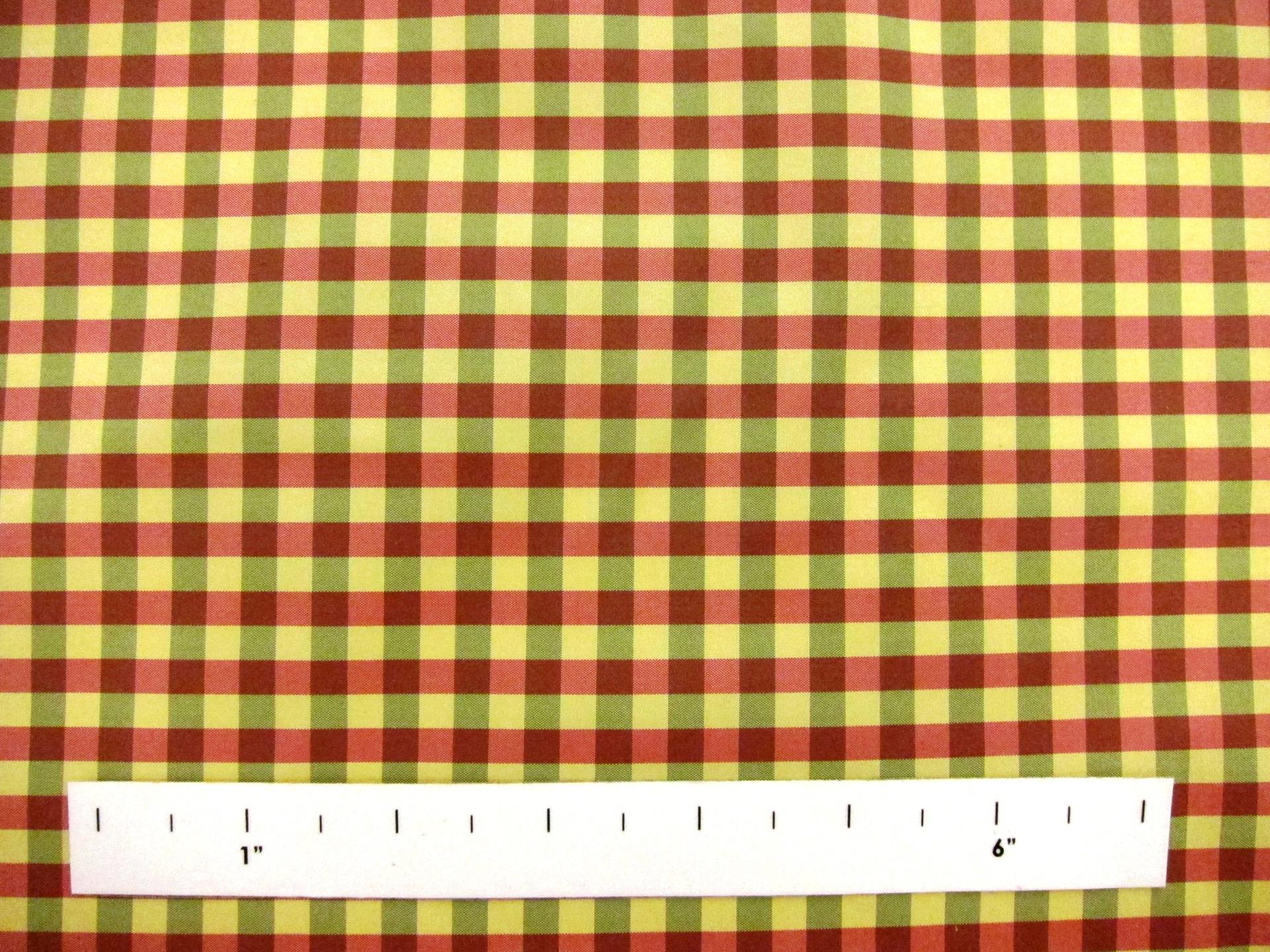 Silk Taffeta Gingham1