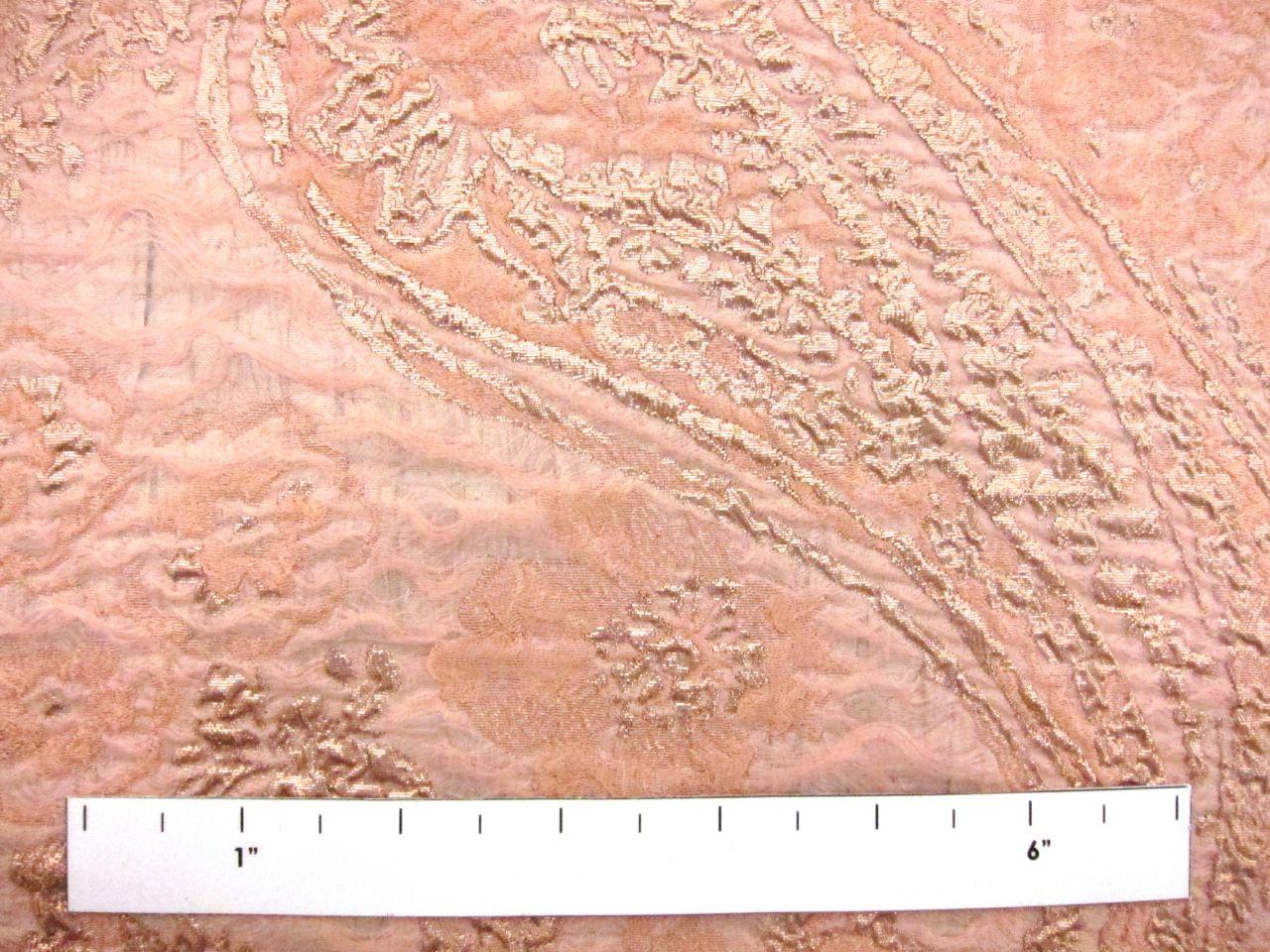 Silk Blend Metallic Cloqué1