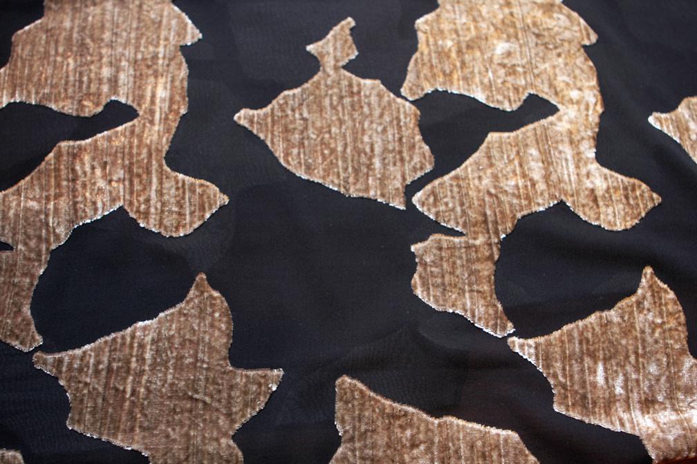 Silk Lycra Burnout Velvet0