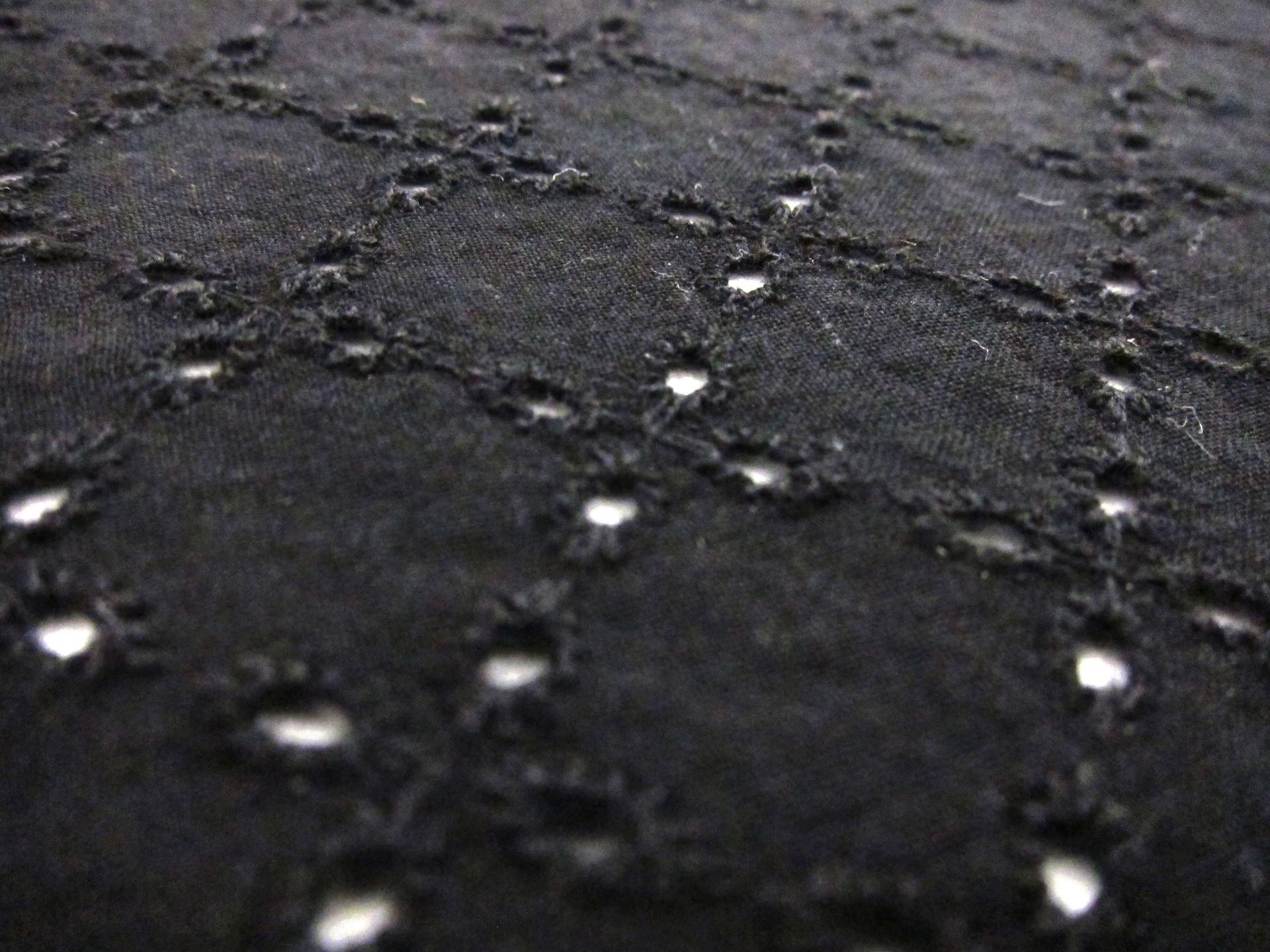 Cotton Eyelet in Black2