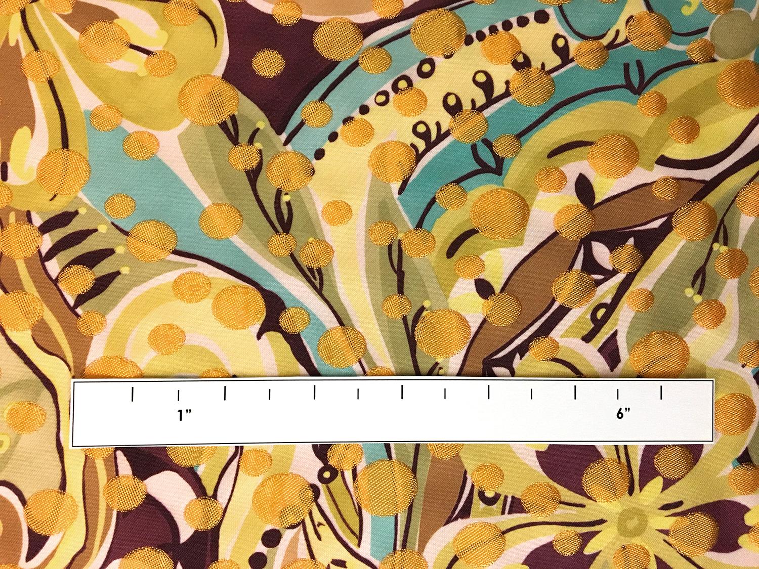 Printed Metallic Brocade1