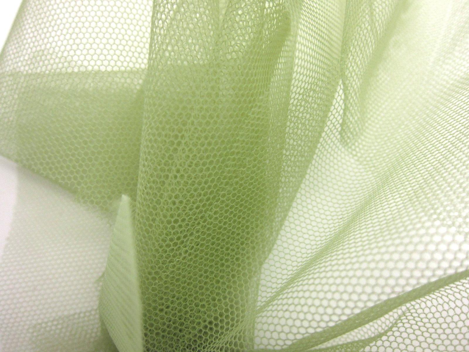 Italian Nylon Tulle in Giada1