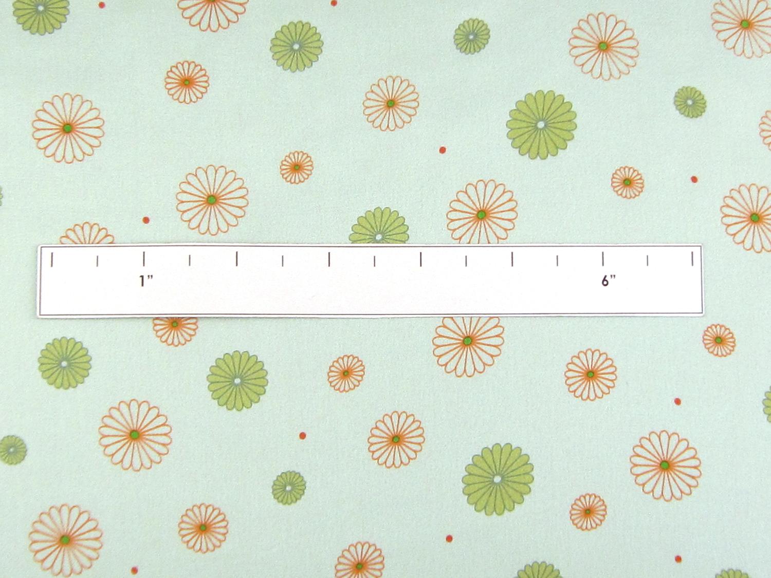 Printed Silk Charmeuse with Small Florals 1