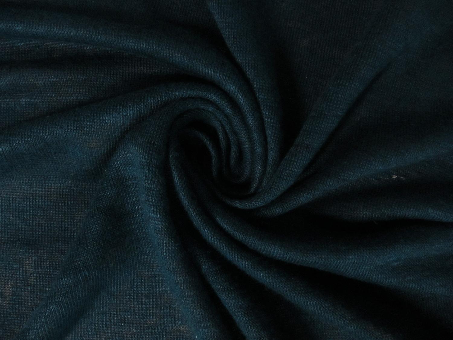 Linen Knit in Teal Blue1