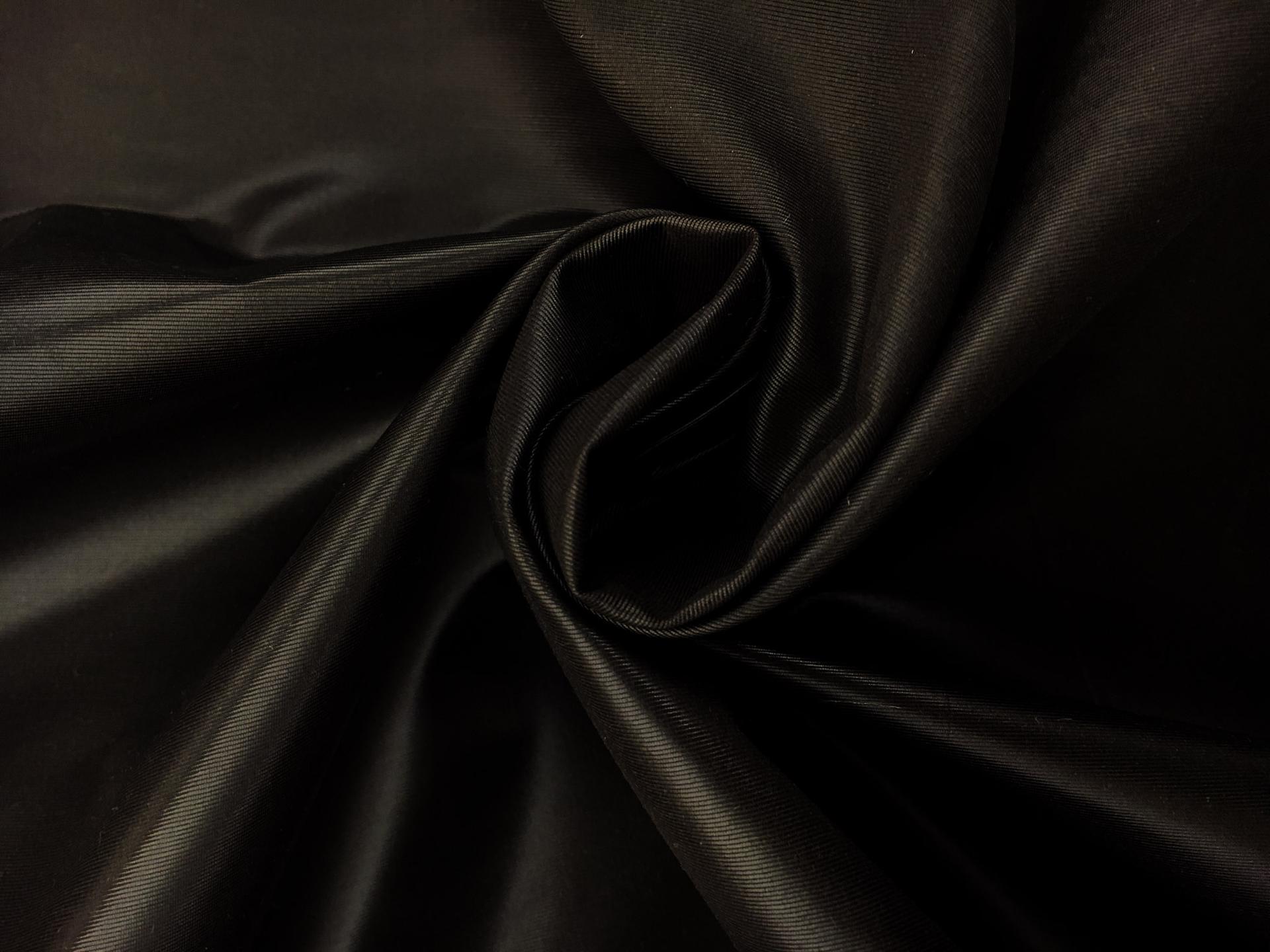 Dark Brown Silk Moiré0