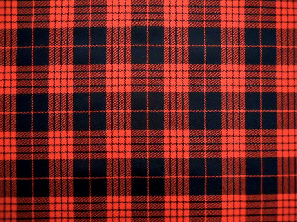 Italian Virgin Wool Plaid Suiting in Black Red