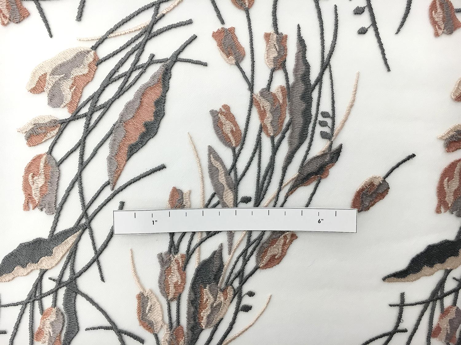 Metallic Embroidered Tulle1